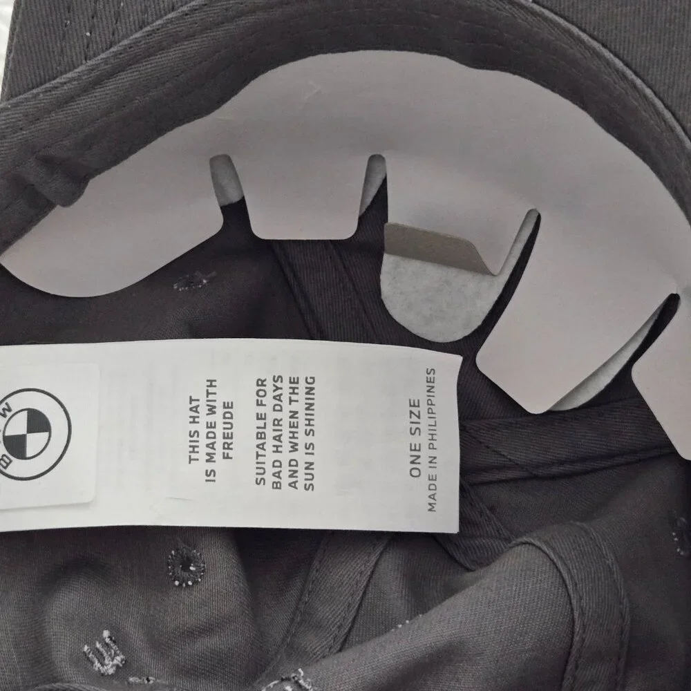 BMW Charcoal Cap with Iconic Logo - Picture 5 of 6